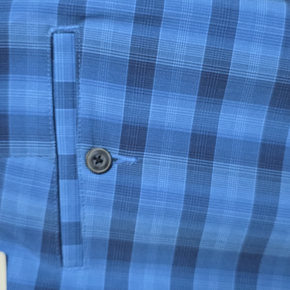 PGA Tour Blue Plaid Men's Golf Shorts - Picture 4 of 6